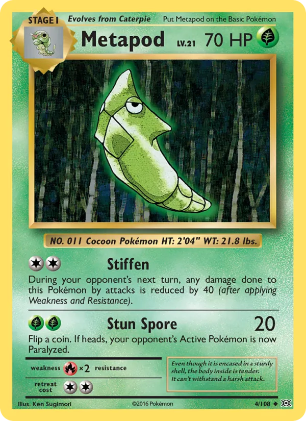 4-RH Metapod – Evolutions