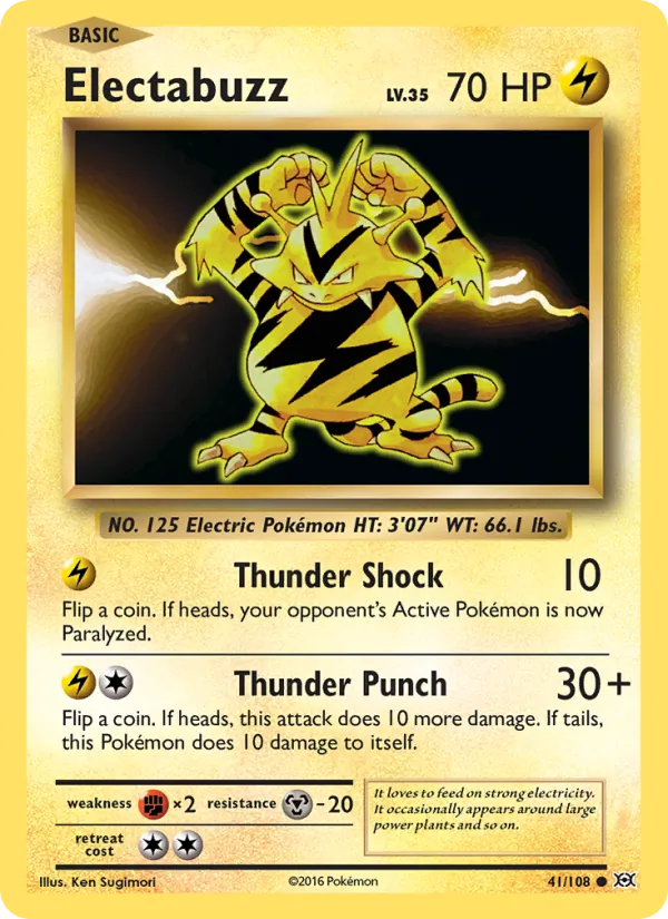 41-RH Electabuzz – Evolutions