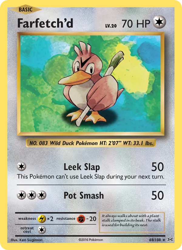 68-RH Farfetch'd – Evolutions