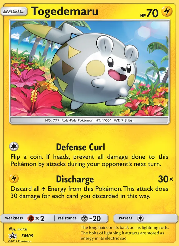 SM09 Togedemaru – SM Black Star Promos