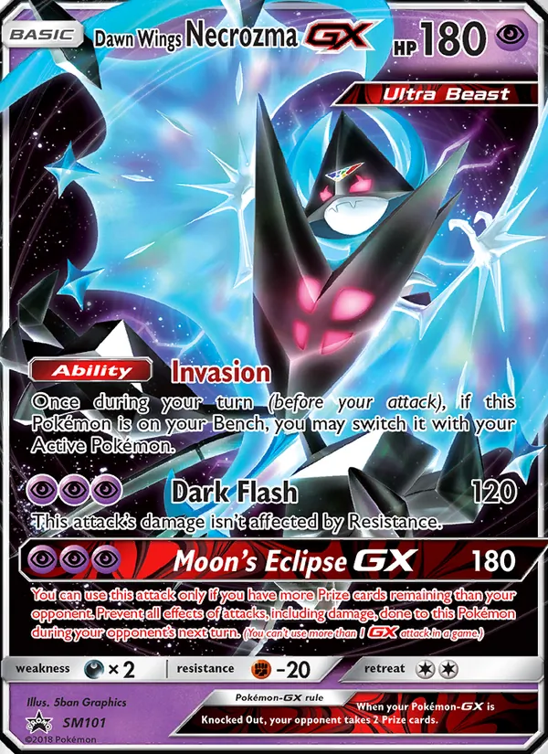 SM101 Dawn Wings Necrozma GX – SM Black Star Promos