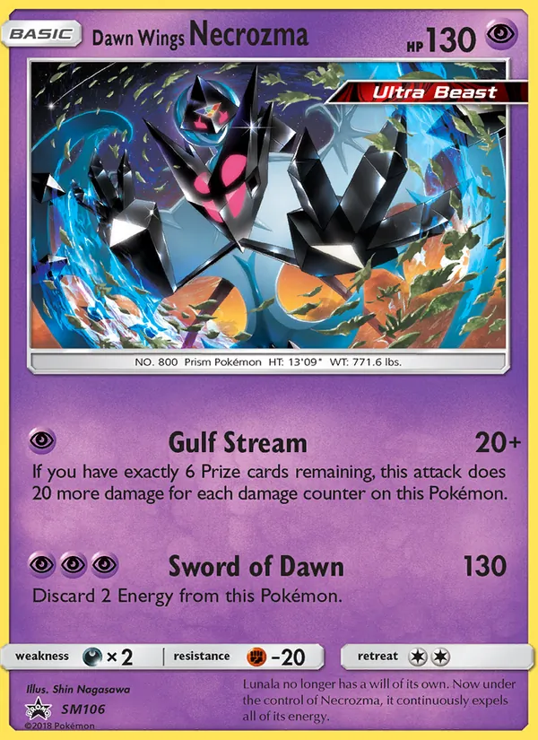 SM106 Dawn Wings Necrozma – SM Black Star Promos