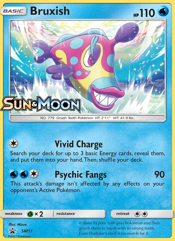 SM11 Bruxish – SM Black Star Promos