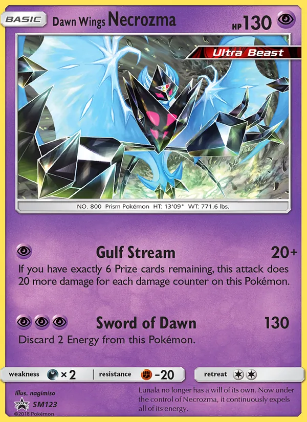 SM123 Dawn Wings Necrozma – SM Black Star Promos