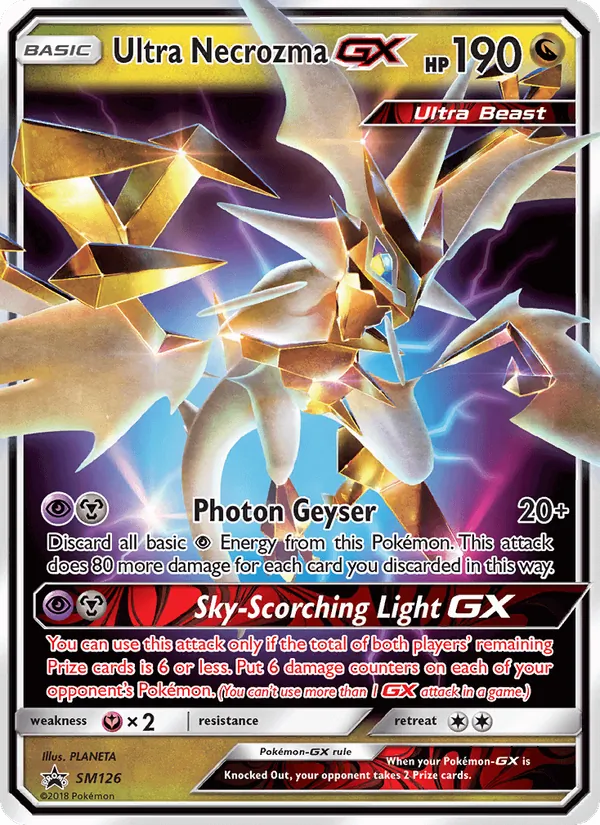 SM126 Ultra Necrozma GX – SM Black Star Promos