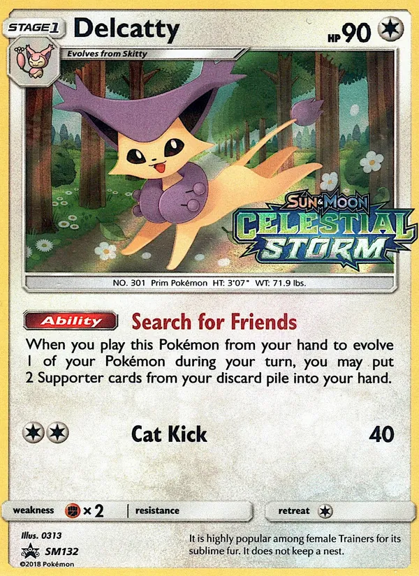 SM132 Delcatty – SM Black Star Promos