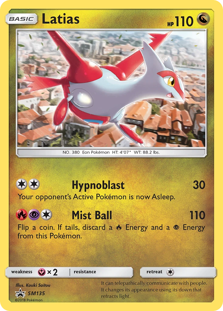 SM135 Latias – SM Black Star Promos