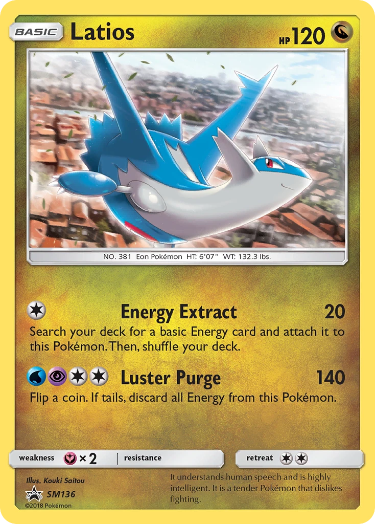 SM136 Latios – SM Black Star Promos