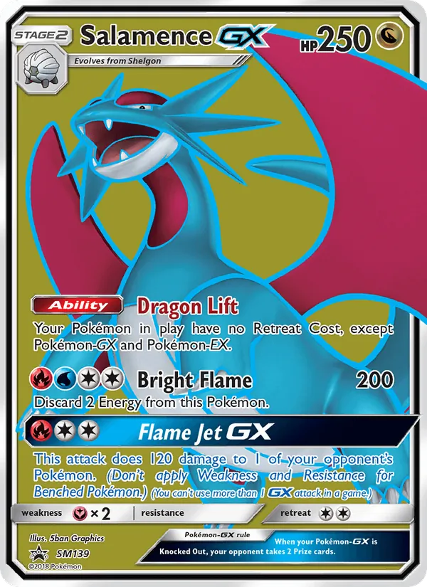 SM139 Salamence GX – SM Black Star Promos