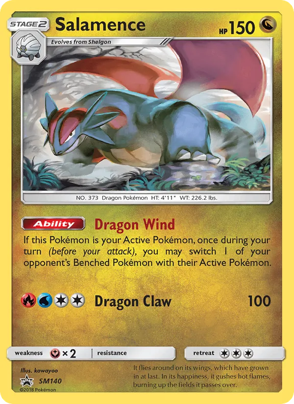 SM140 Salamence – SM Black Star Promos