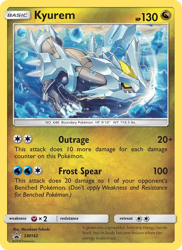 SM142 Kyurem – SM Black Star Promos