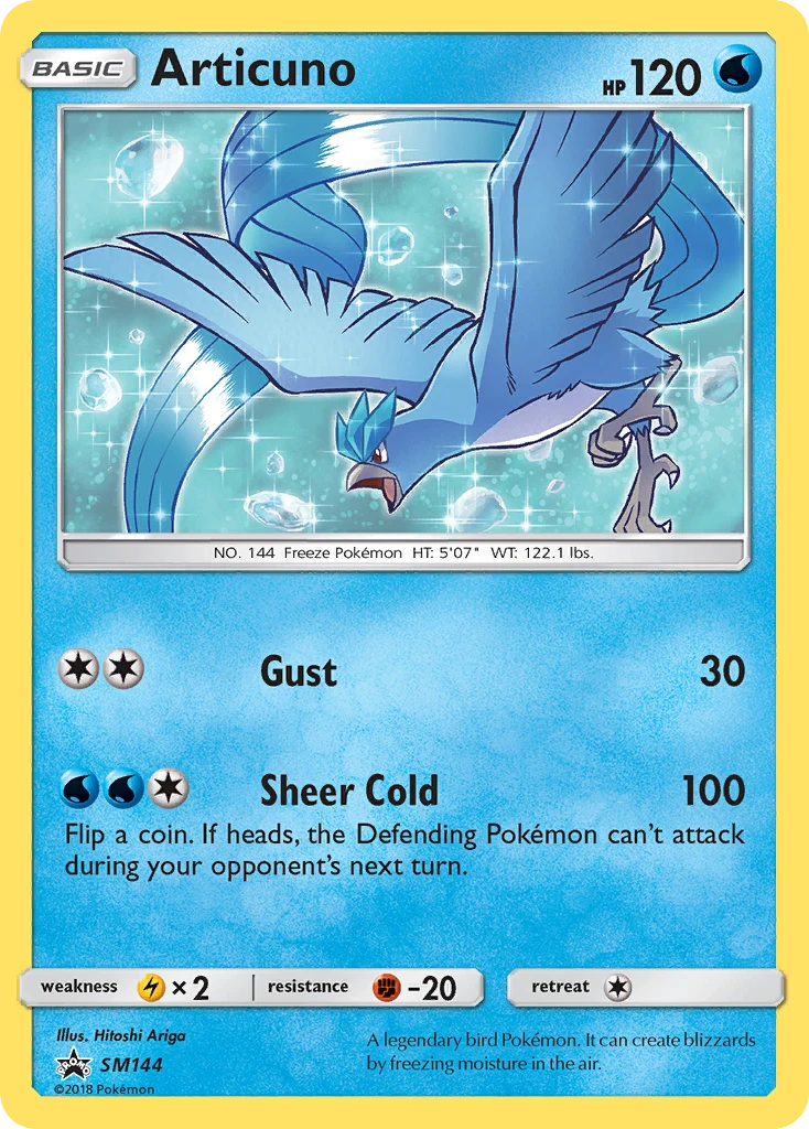SM144 Articuno – SM Black Star Promos