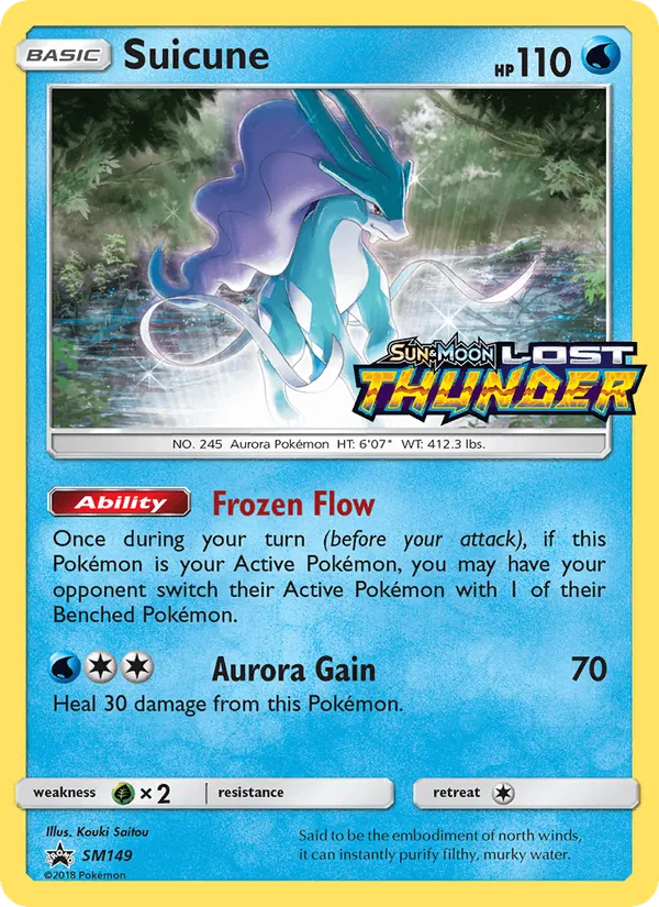 SM149 Suicune – SM Black Star Promos