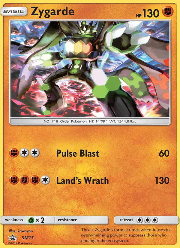 SM15 Zygarde – SM Black Star Promos