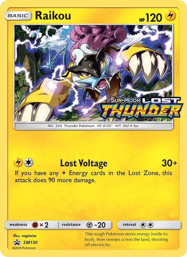 SM150 Raikou – SM Black Star Promos