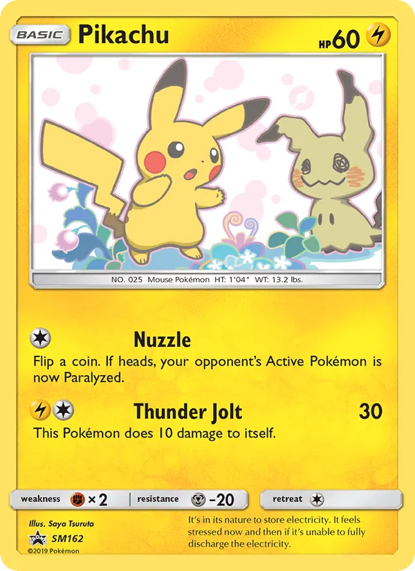 SM162 Pikachu – SM Black Star Promos