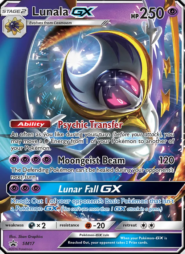 SM17 Lunala GX – SM Black Star Promos
