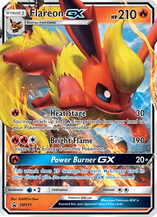 SM171 Flareon GX – SM Black Star Promos