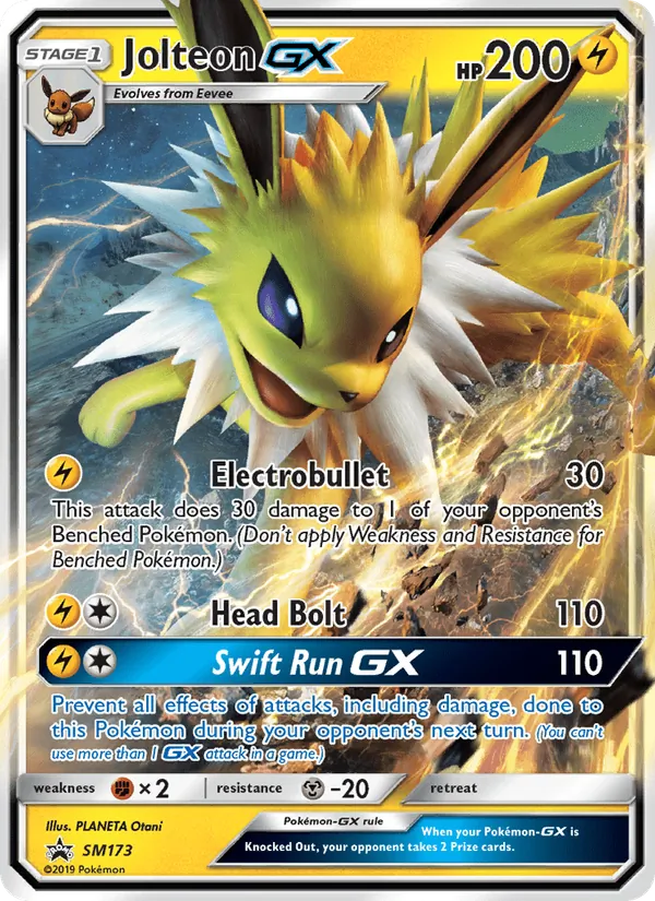SM173 Jolteon GX – SM Black Star Promos