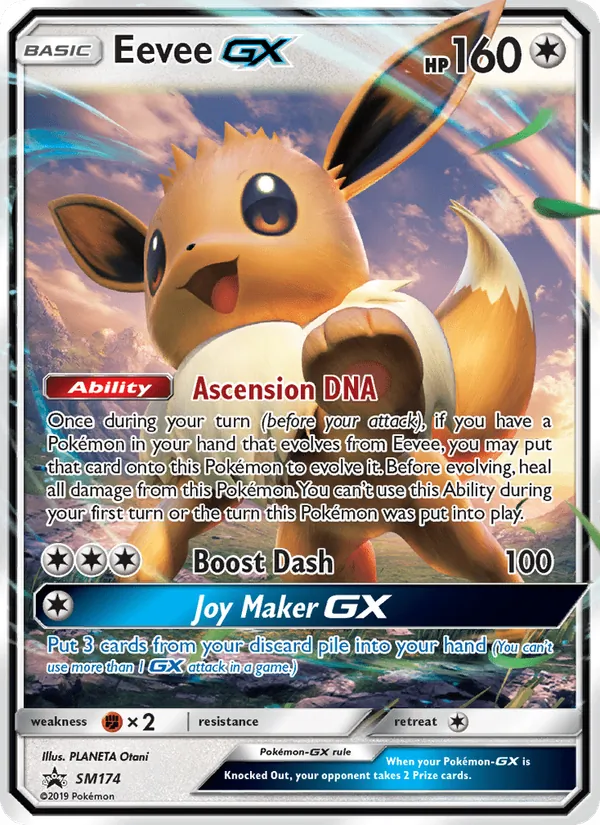 SM174 Eevee GX – SM Black Star Promos