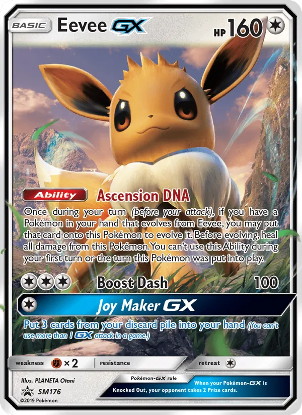 SM176 Eevee GX – SM Black Star Promos