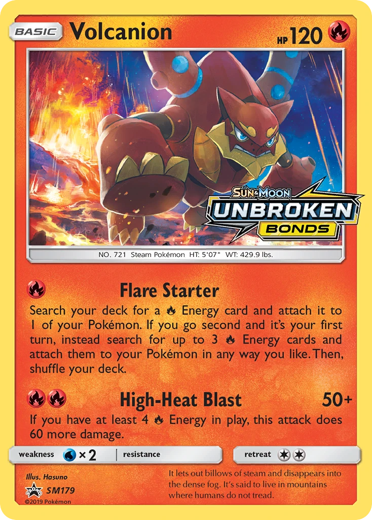 SM179 Volcanion – SM Black Star Promos