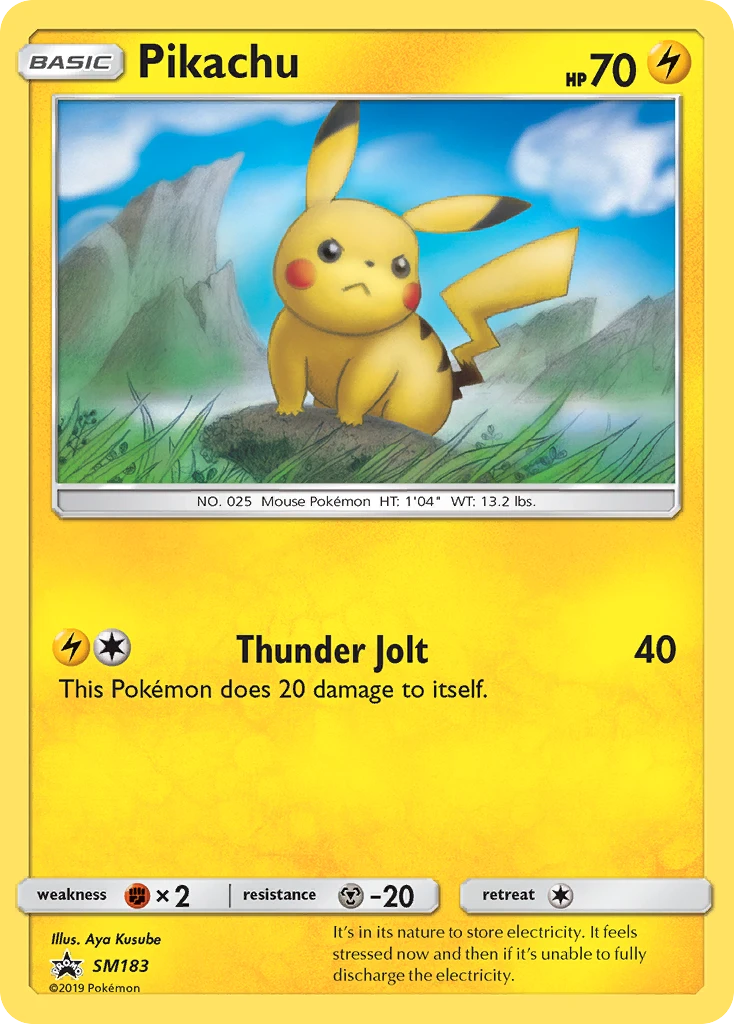 SM183 Pikachu – SM Black Star Promos