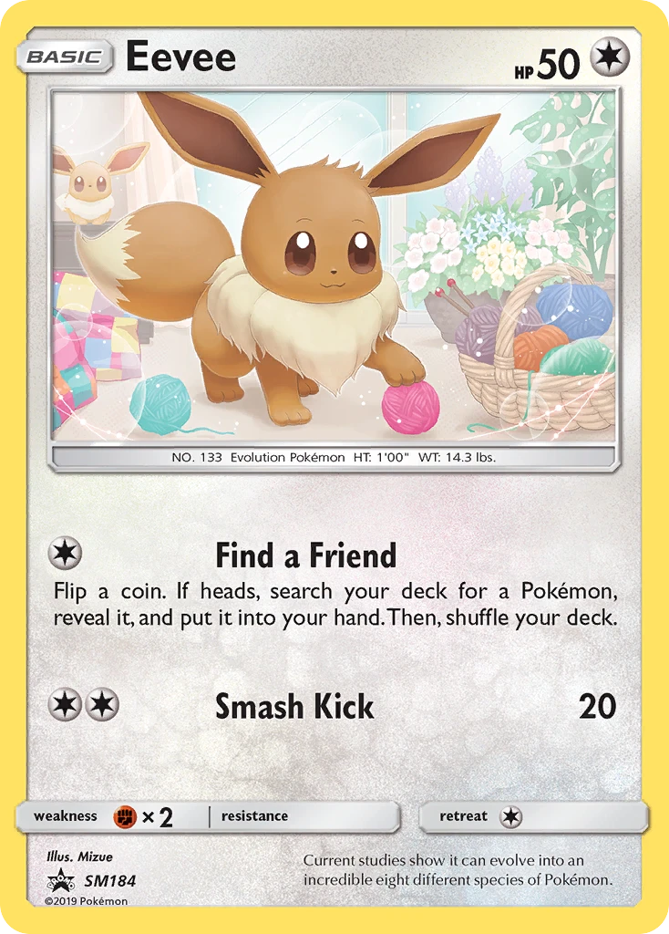 SM184 Eevee – SM Black Star Promos