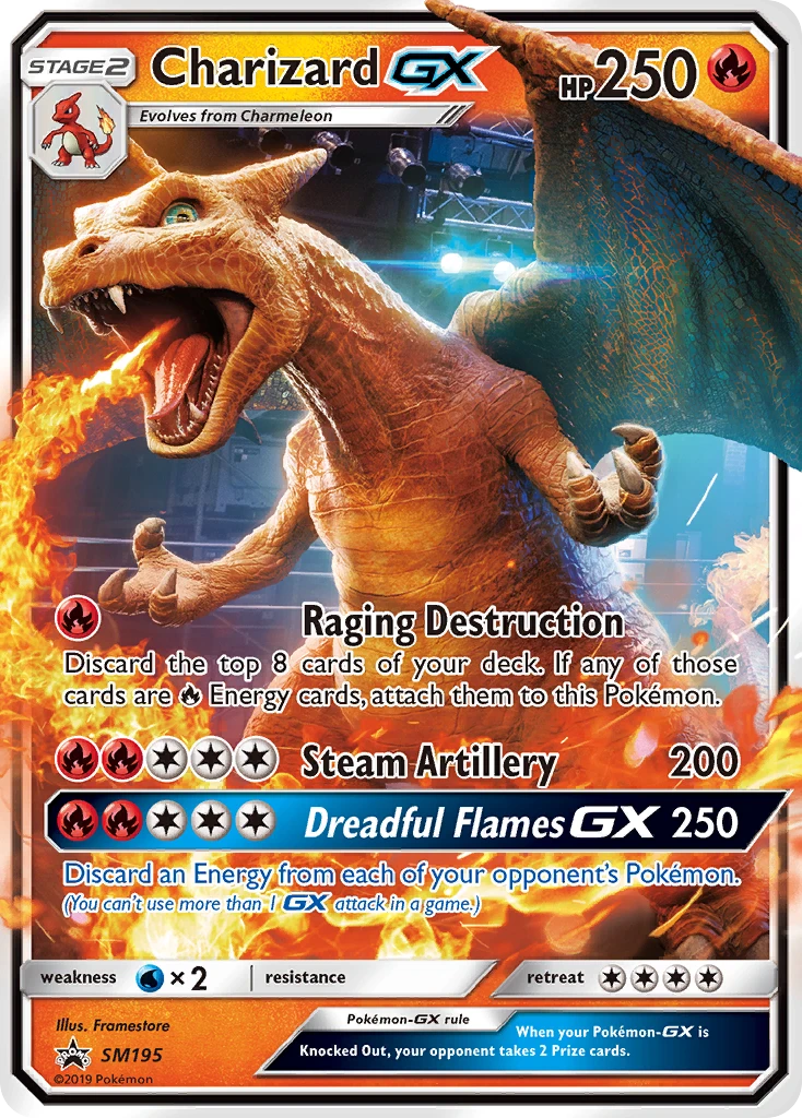 SM195 Charizard GX – SM Black Star Promos