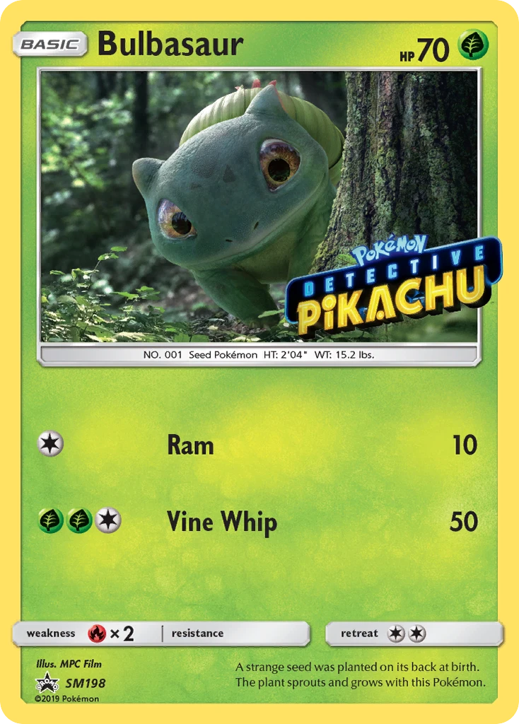 SM198 Bulbasaur – SM Black Star Promos