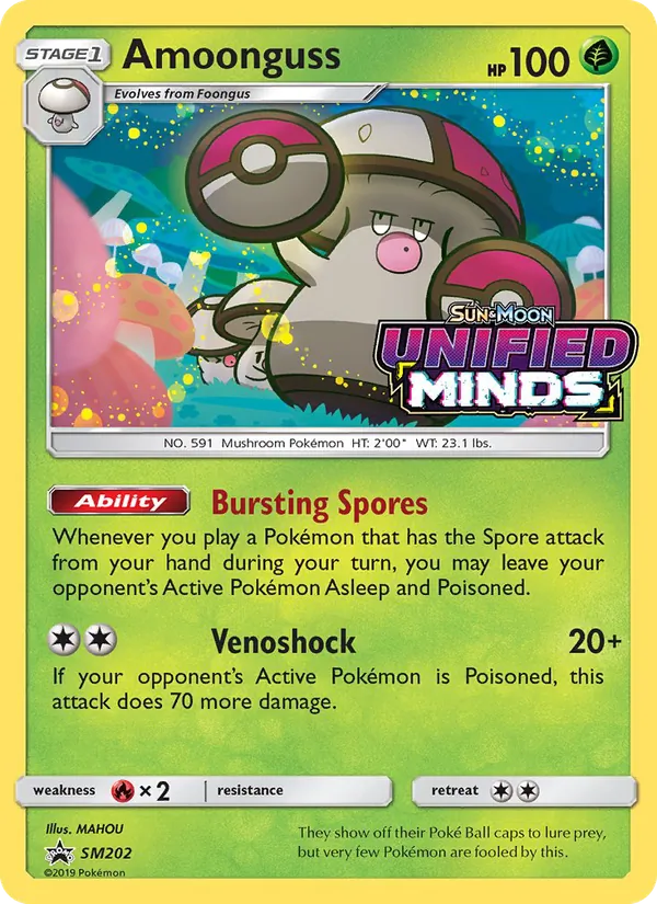 SM202 Amoonguss – SM Black Star Promos