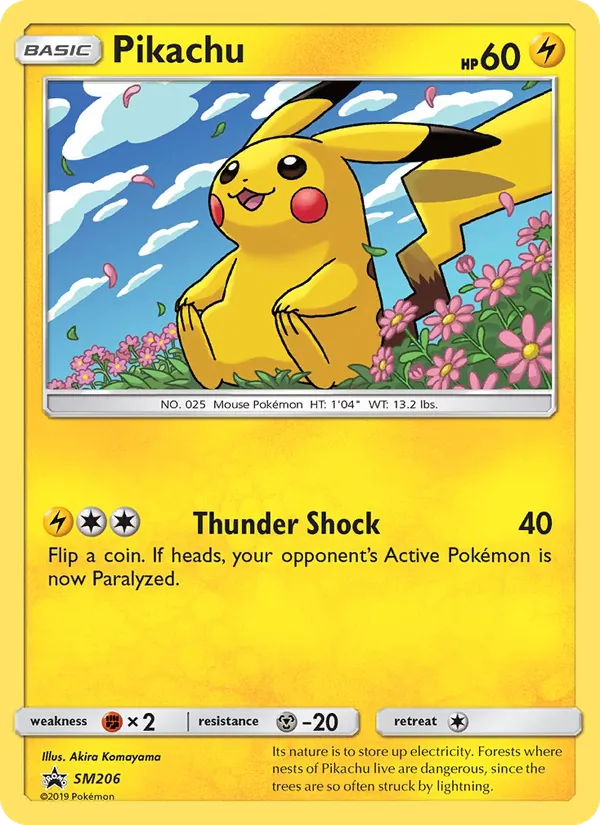 SM206 Pikachu – SM Black Star Promos