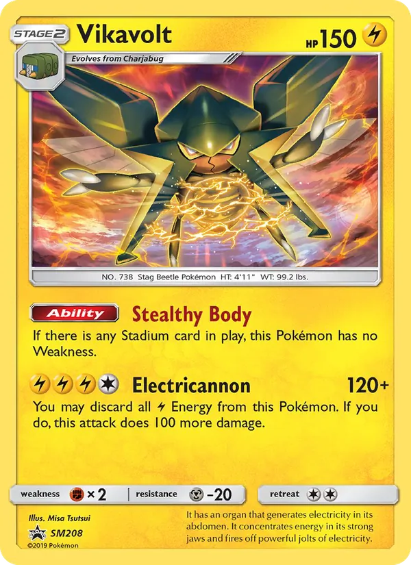 SM208 Vikavolt – SM Black Star Promos