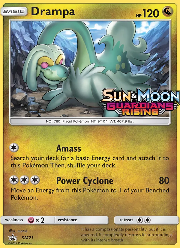 SM21 Drampa – SM Black Star Promos