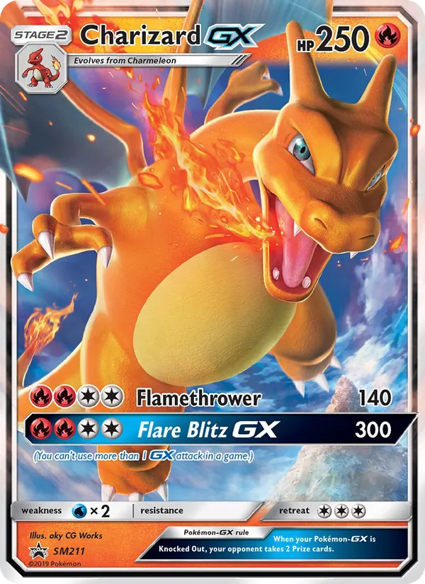 SM211 Charizard GX – SM Black Star Promos
