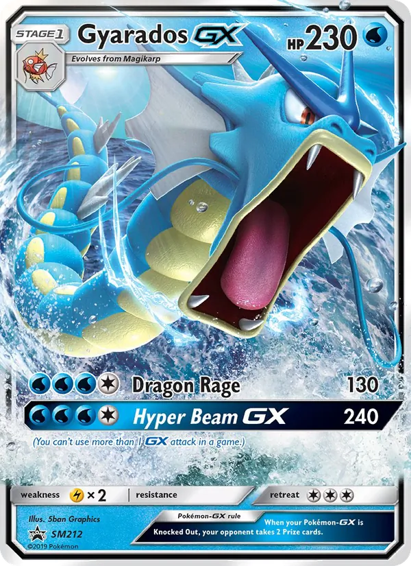 SM212 Gyarados GX – SM Black Star Promos