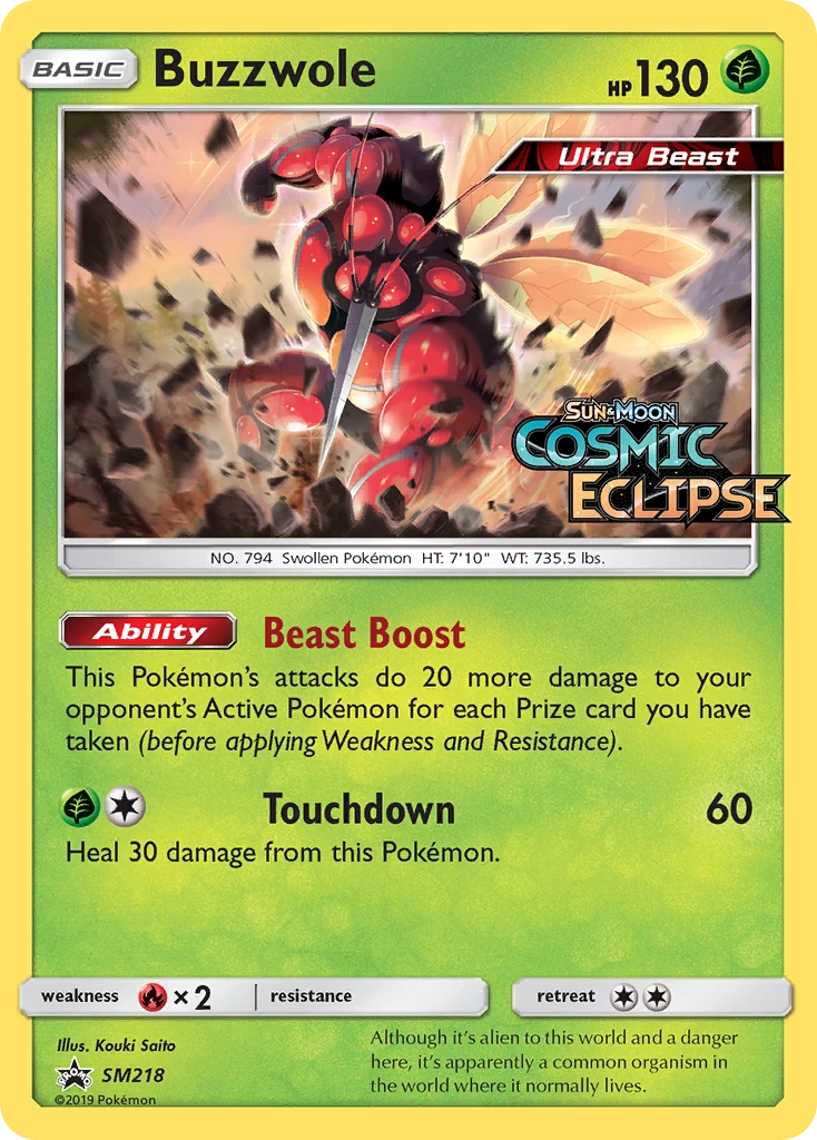 SM218 Buzzwole – SM Black Star Promos