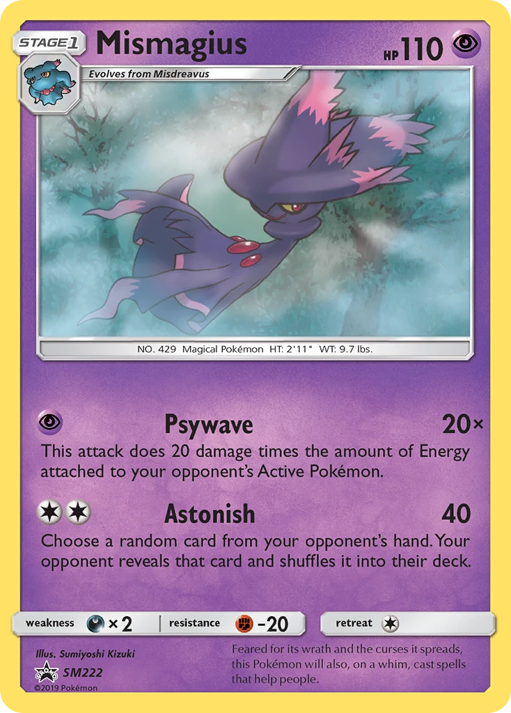 SM222 Mismagius – SM Black Star Promos