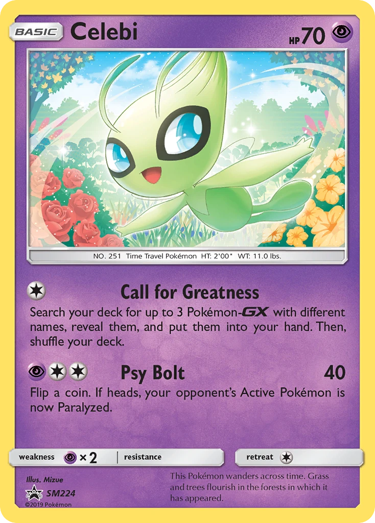 SM224 Celebi – SM Black Star Promos