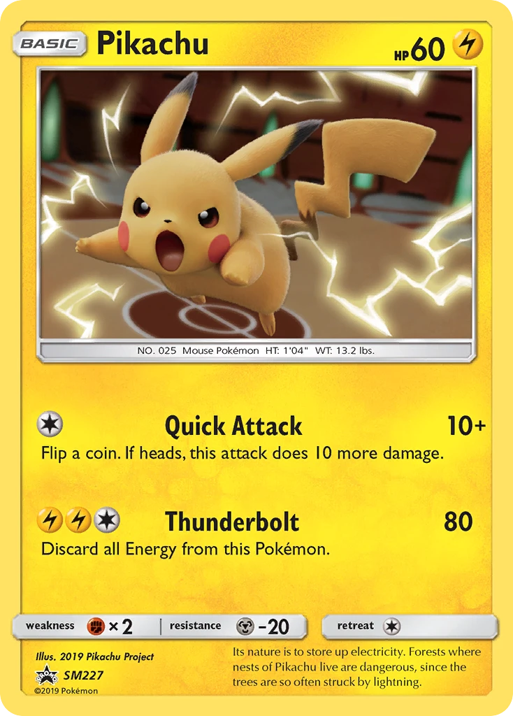 SM227 Pikachu – SM Black Star Promos