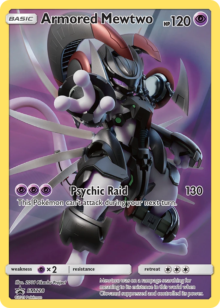 SM228 Armored Mewtwo – SM Black Star Promos