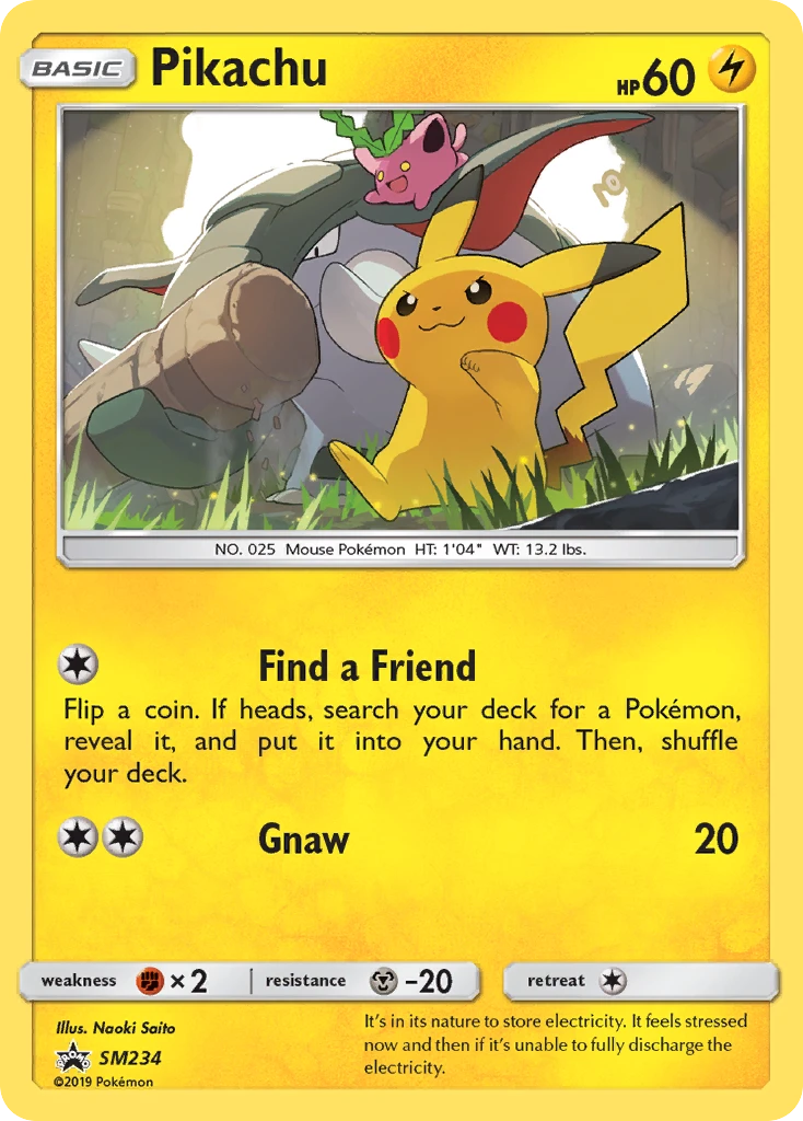 SM234 Pikachu – SM Black Star Promos