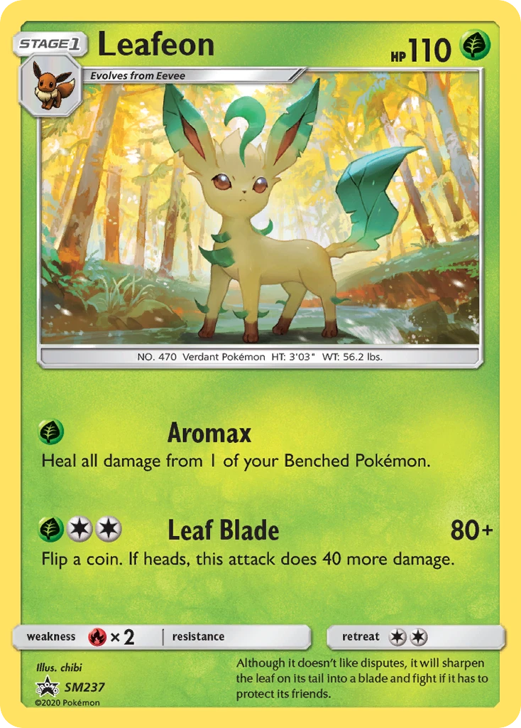 SM237 Leafeon – SM Black Star Promos