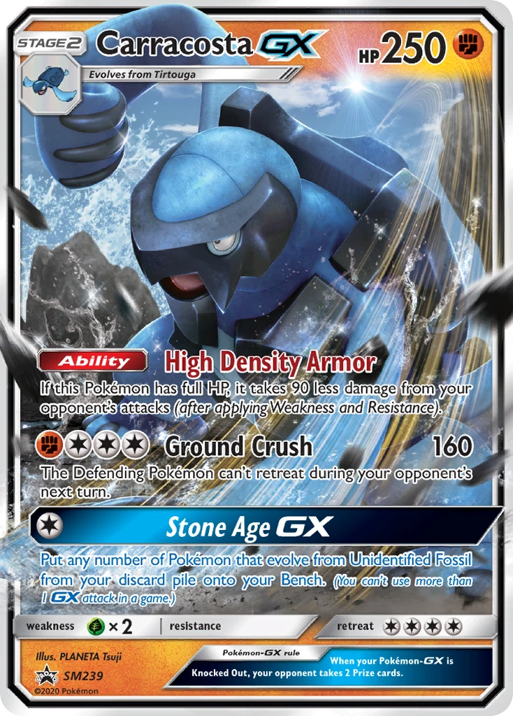 SM239 Carracosta GX – SM Black Star Promos