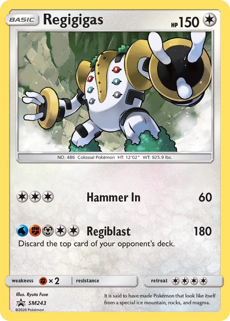 SM243 Regigigas – SM Black Star Promos