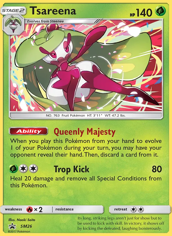 SM26 Tsareena – SM Black Star Promos