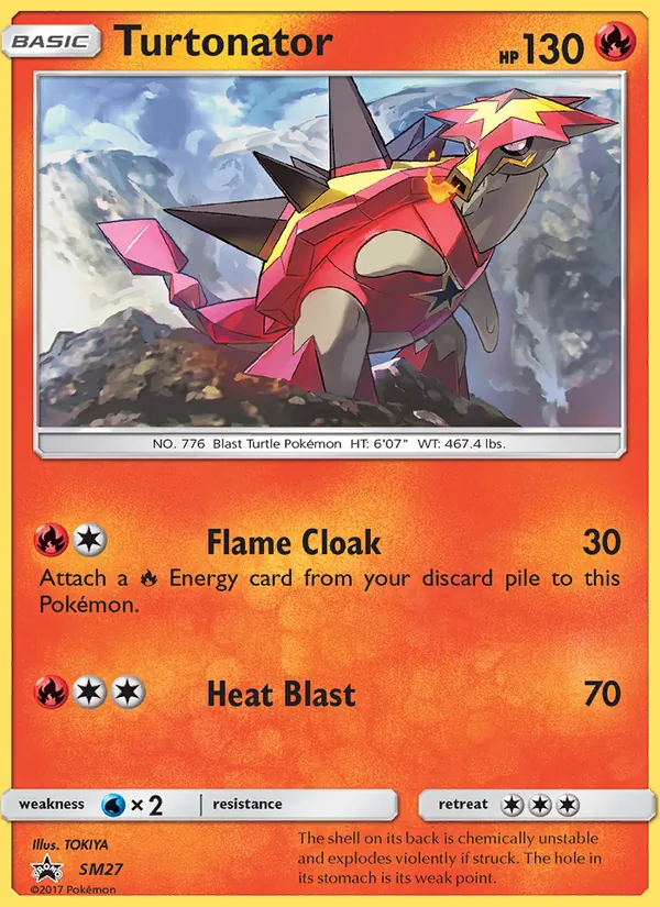 SM27 Turtonator – SM Black Star Promos