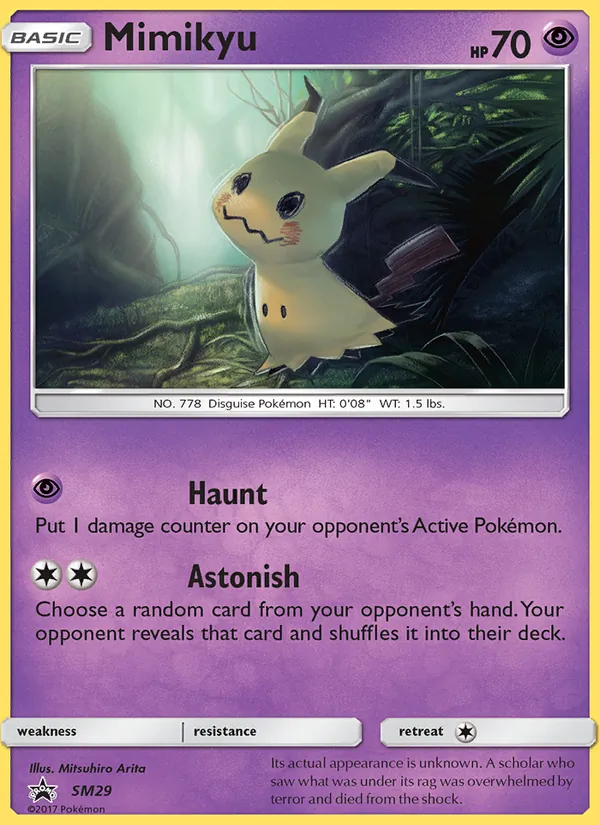 SM29 Mimikyu – SM Black Star Promos
