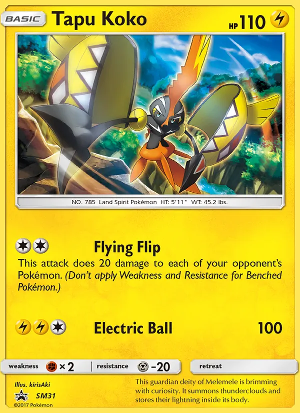 SM31 Tapu Koko – SM Black Star Promos