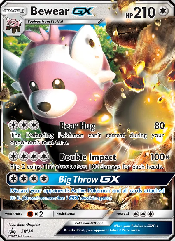 SM34 Bewear GX – SM Black Star Promos